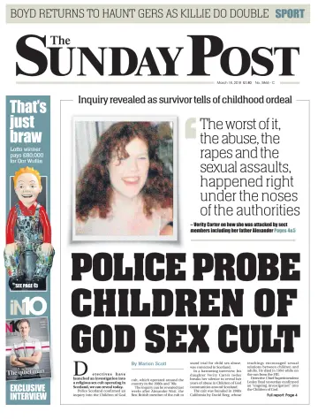 The Sunday Post (Central Edition) - 18 Mar 2018