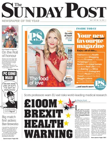The Sunday Post (Central Edition) - 7 Apr 2019
