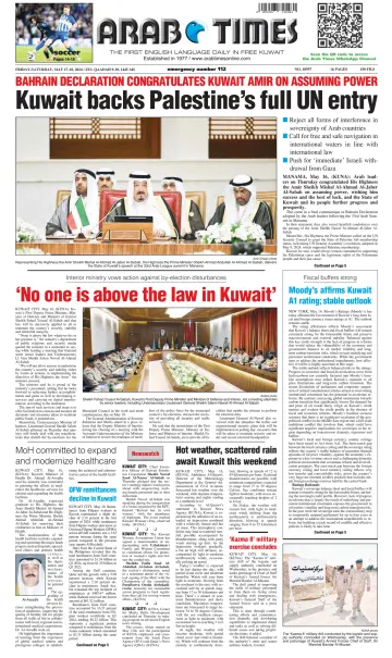 Arab Times - 17 May 2024