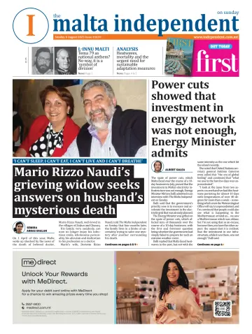 The Malta Independent on Sunday - 6 Aug 2023