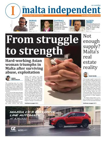 The Malta Independent on Sunday - 20 Aug 2023
