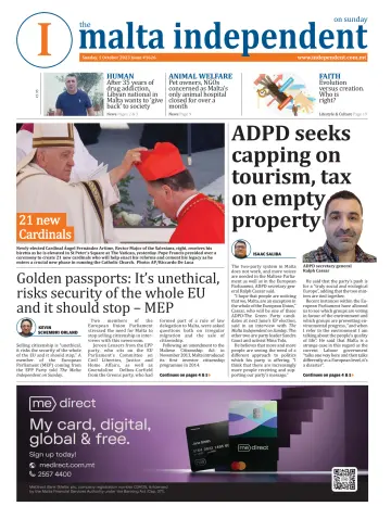 The Malta Independent on Sunday - 1 Oct 2023