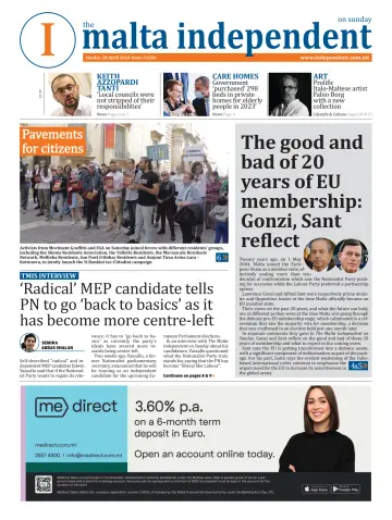 The Malta Independent on Sunday - 28 Nis 2024
