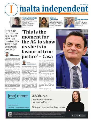 The Malta Independent on Sunday - 12 五月 2024