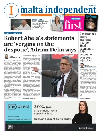The Malta Independent on Sunday - 26 May 2024