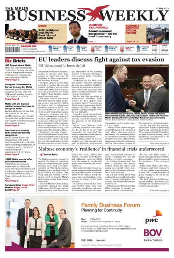 The Malta Business Weekly - 23 May 2013