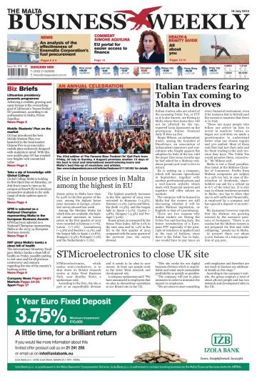 The Malta Business Weekly - 18 Jul 2013