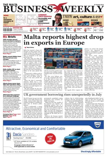 The Malta Business Weekly - 22 Aug 2013