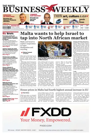 The Malta Business Weekly - 17 Oct 2013