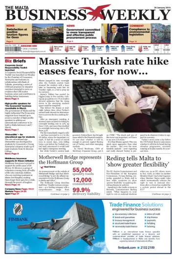 The Malta Business Weekly - 30 Jan 2014