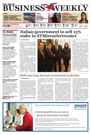 The Malta Business Weekly - 13 Feb 2014