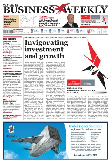 The Malta Business Weekly - 27 Feb 2014
