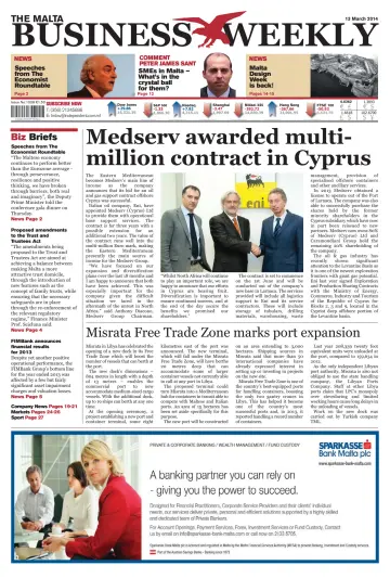 The Malta Business Weekly - 13 Mar 2014