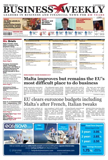 The Malta Business Weekly - 30 Oct 2014