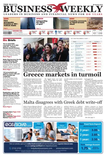 The Malta Business Weekly - 29 Jan 2015