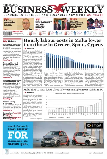 The Malta Business Weekly - 2 Apr 2015