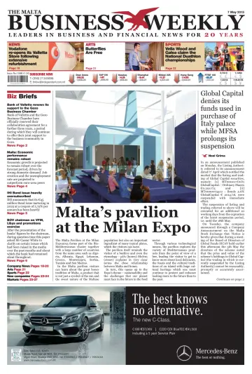The Malta Business Weekly - 7 May 2015