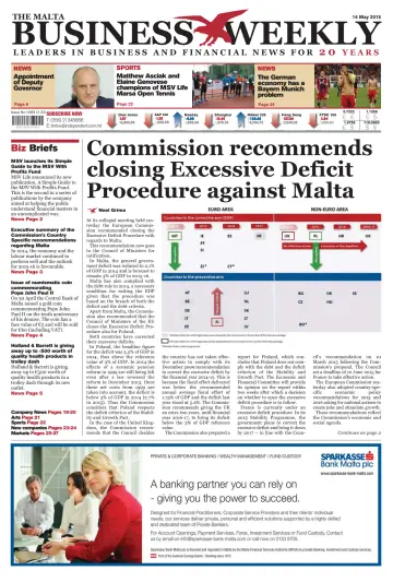The Malta Business Weekly - 14 May 2015