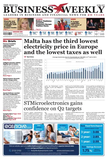 The Malta Business Weekly - 28 May 2015