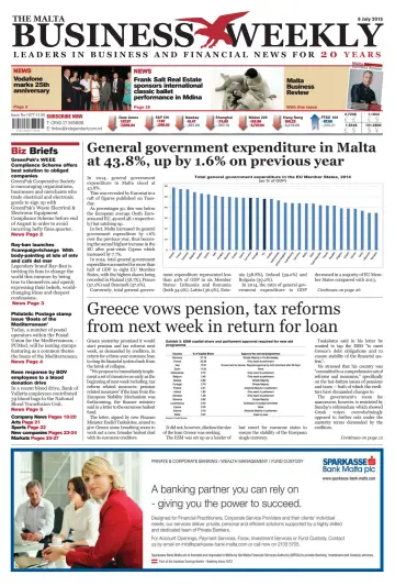 The Malta Business Weekly - 9 Jul 2015