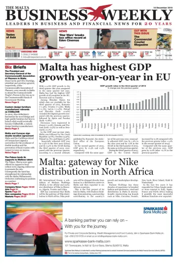 The Malta Business Weekly - 10 Dec 2015