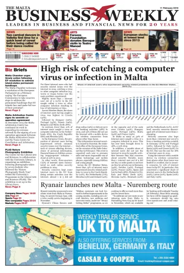 The Malta Business Weekly - 11 Feb 2016