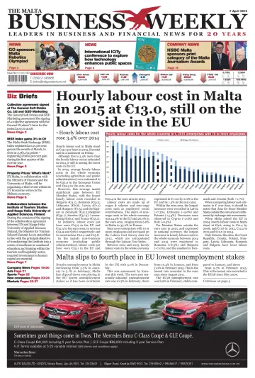 The Malta Business Weekly - 7 Apr 2016