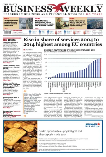 The Malta Business Weekly - 21 Apr 2016