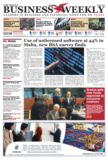 The Malta Business Weekly - 26 May 2016