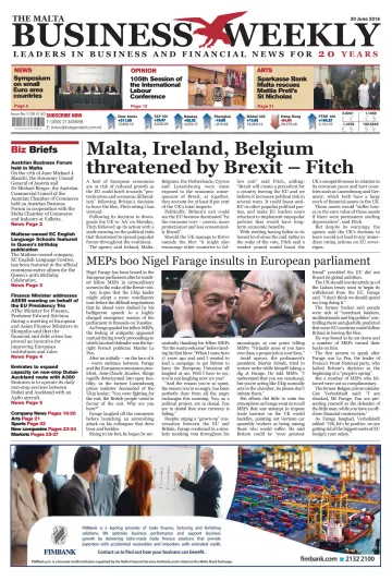 The Malta Business Weekly - 30 Jun 2016