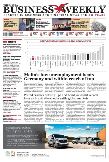 The Malta Business Weekly - 7 Jul 2016
