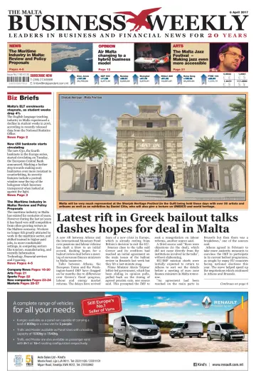 The Malta Business Weekly - 6 Apr 2017