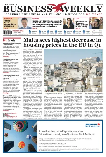 The Malta Business Weekly - 20 Jul 2017