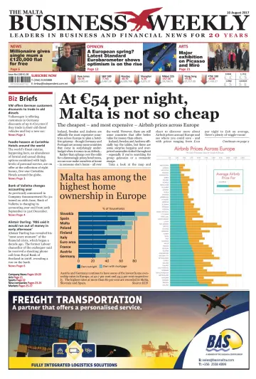 The Malta Business Weekly - 10 Aug 2017