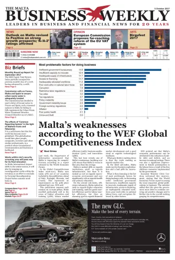 The Malta Business Weekly - 5 Oct 2017