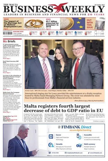 The Malta Business Weekly - 26 Oct 2017