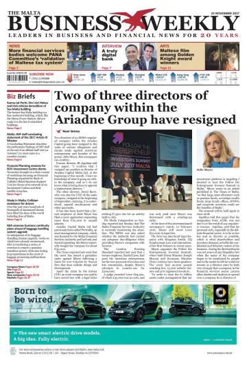 The Malta Business Weekly - 23 Nov 2017