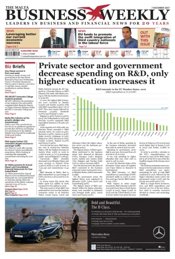 The Malta Business Weekly - 7 Dec 2017