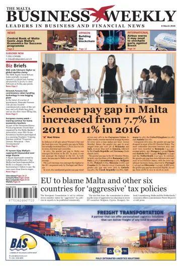 The Malta Business Weekly - 8 Mar 2018