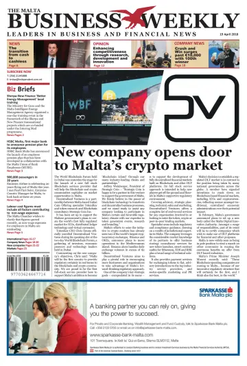 The Malta Business Weekly - 19 Apr 2018