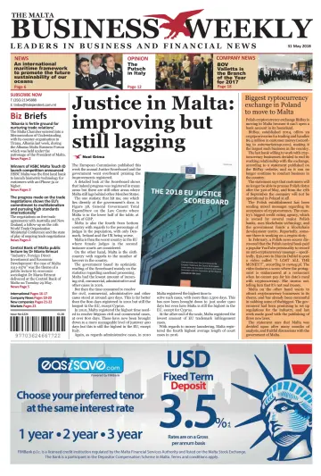 The Malta Business Weekly - 31 May 2018