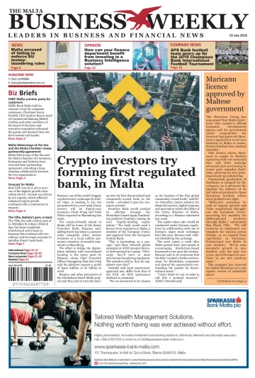 The Malta Business Weekly - 19 Jul 2018