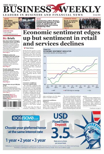 The Malta Business Weekly - 26 Jul 2018