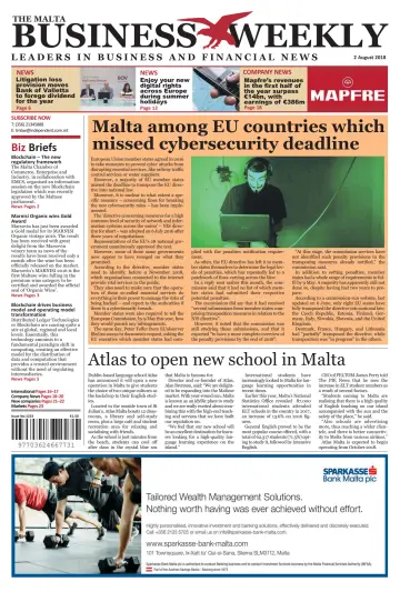 The Malta Business Weekly - 2 Aug 2018