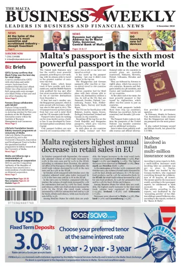 The Malta Business Weekly - 6 Dec 2018