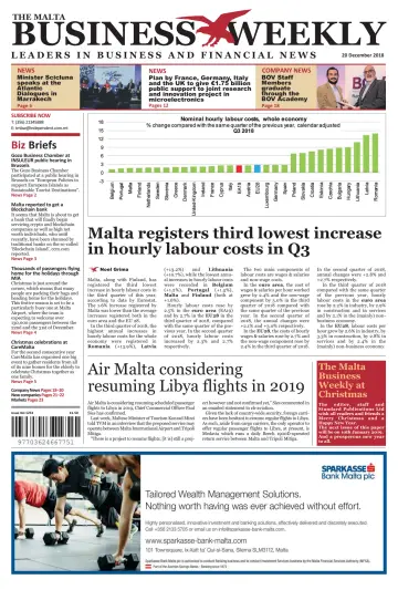 The Malta Business Weekly - 20 Dec 2018