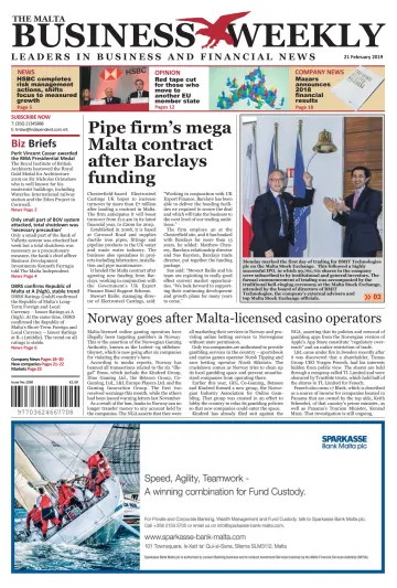 The Malta Business Weekly - 21 Feb 2019