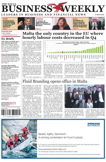 The Malta Business Weekly - 21 Mar 2019
