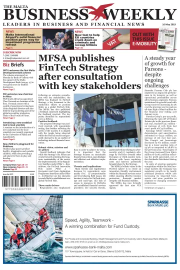 The Malta Business Weekly - 16 May 2019