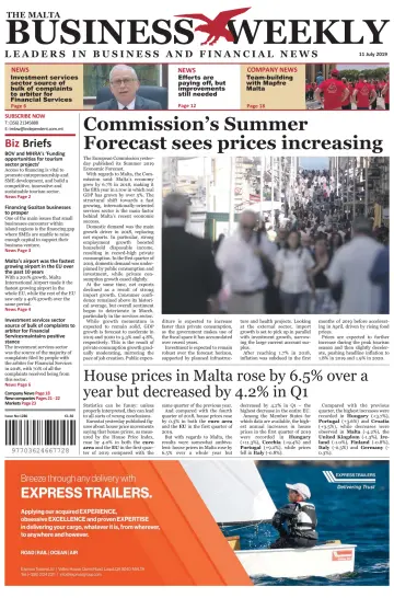 The Malta Business Weekly - 11 Jul 2019